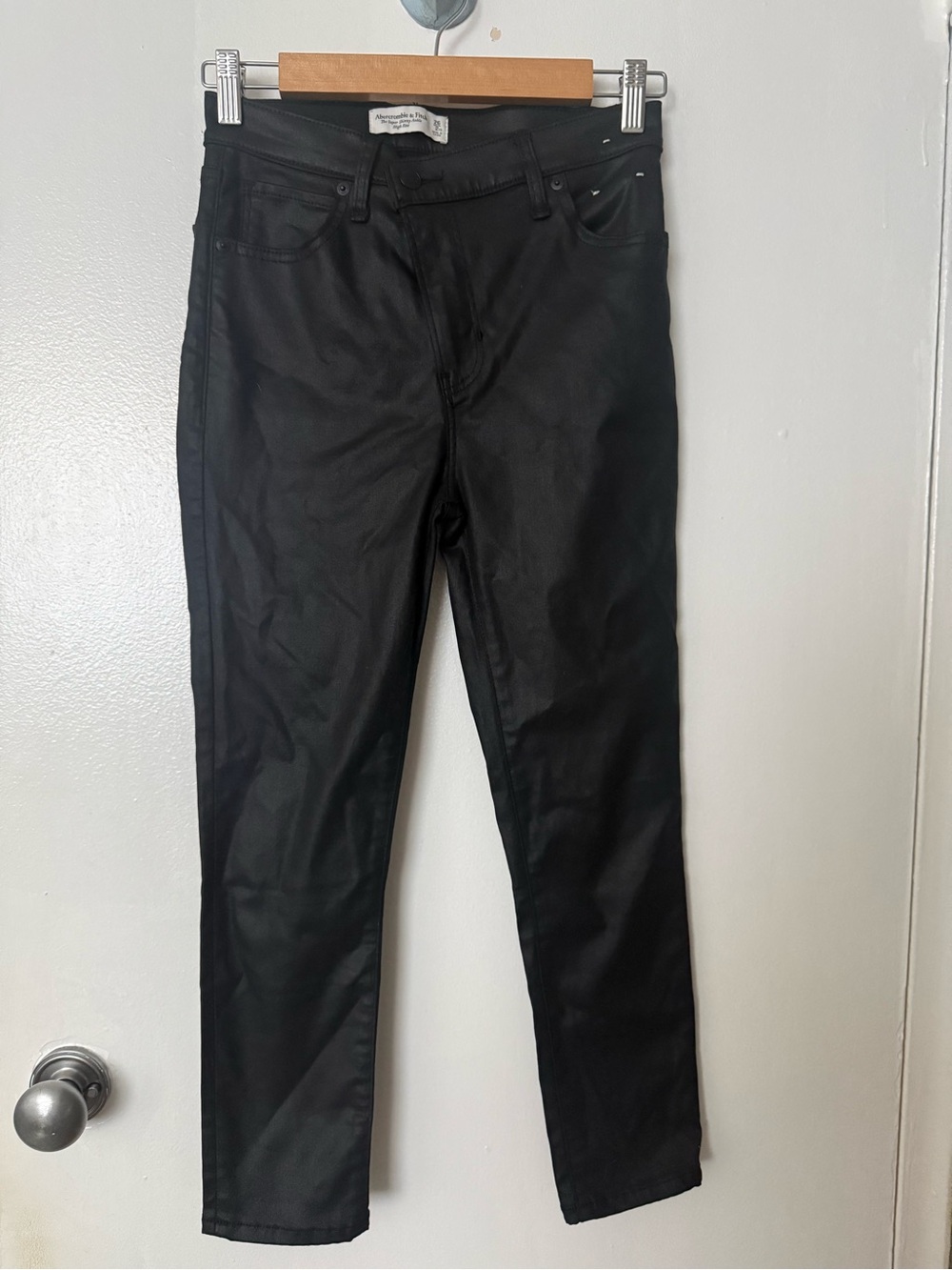Abercrombie & Fitch Black Super Skinny Ankle Jeans